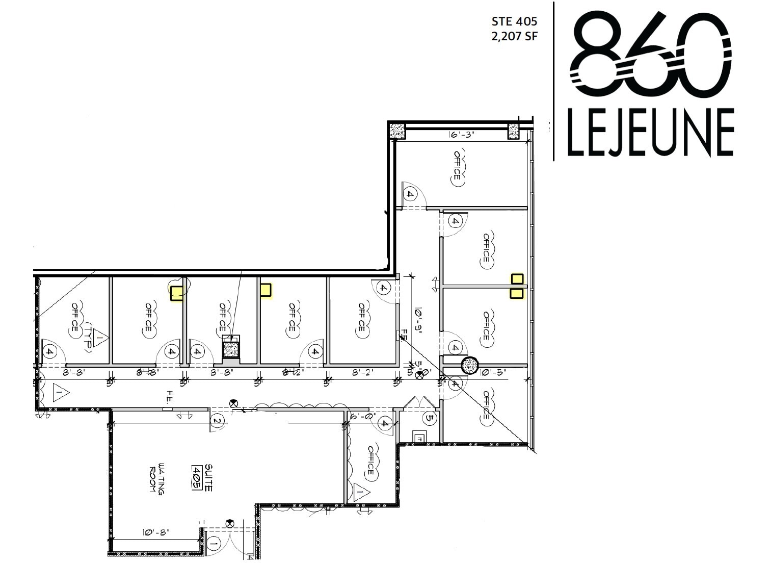 850 NW 42nd Ave, Miami, FL à louer Plan d’étage– Image 1 sur 5