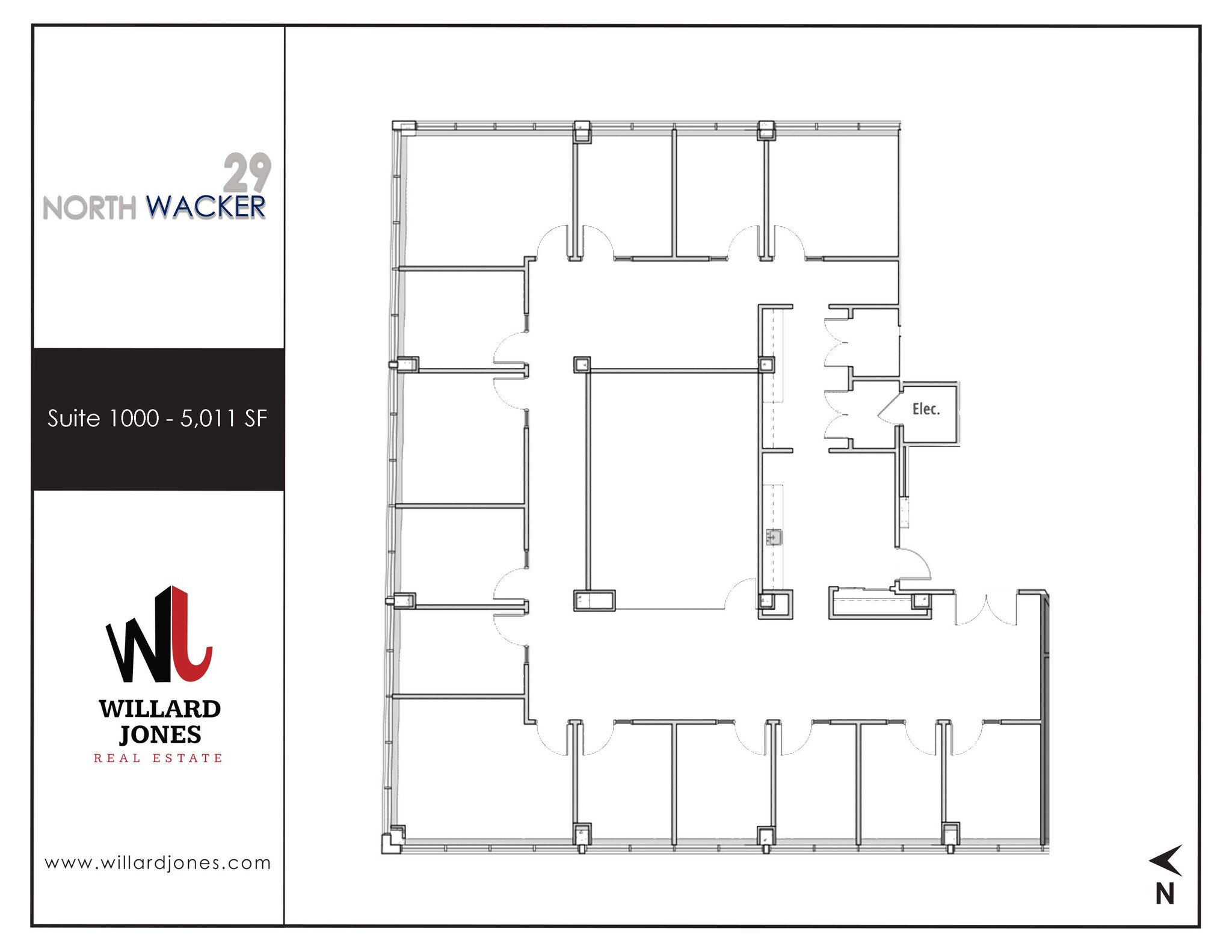 29 N Wacker Dr, Chicago, IL à louer Plan d’étage– Image 1 sur 1