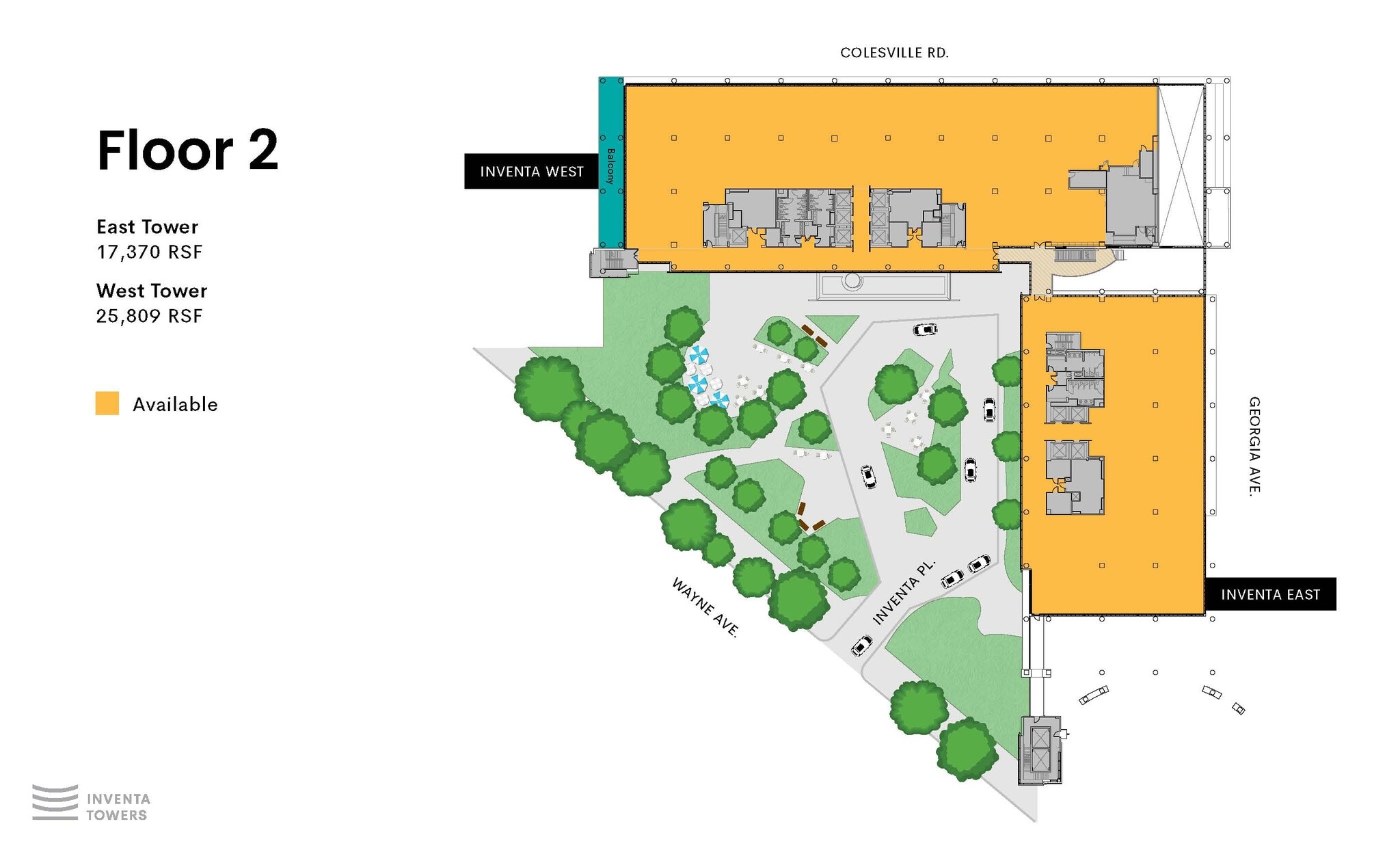 1 Inventa Pl, Silver Spring, MD à louer Plan d’étage– Image 1 sur 2