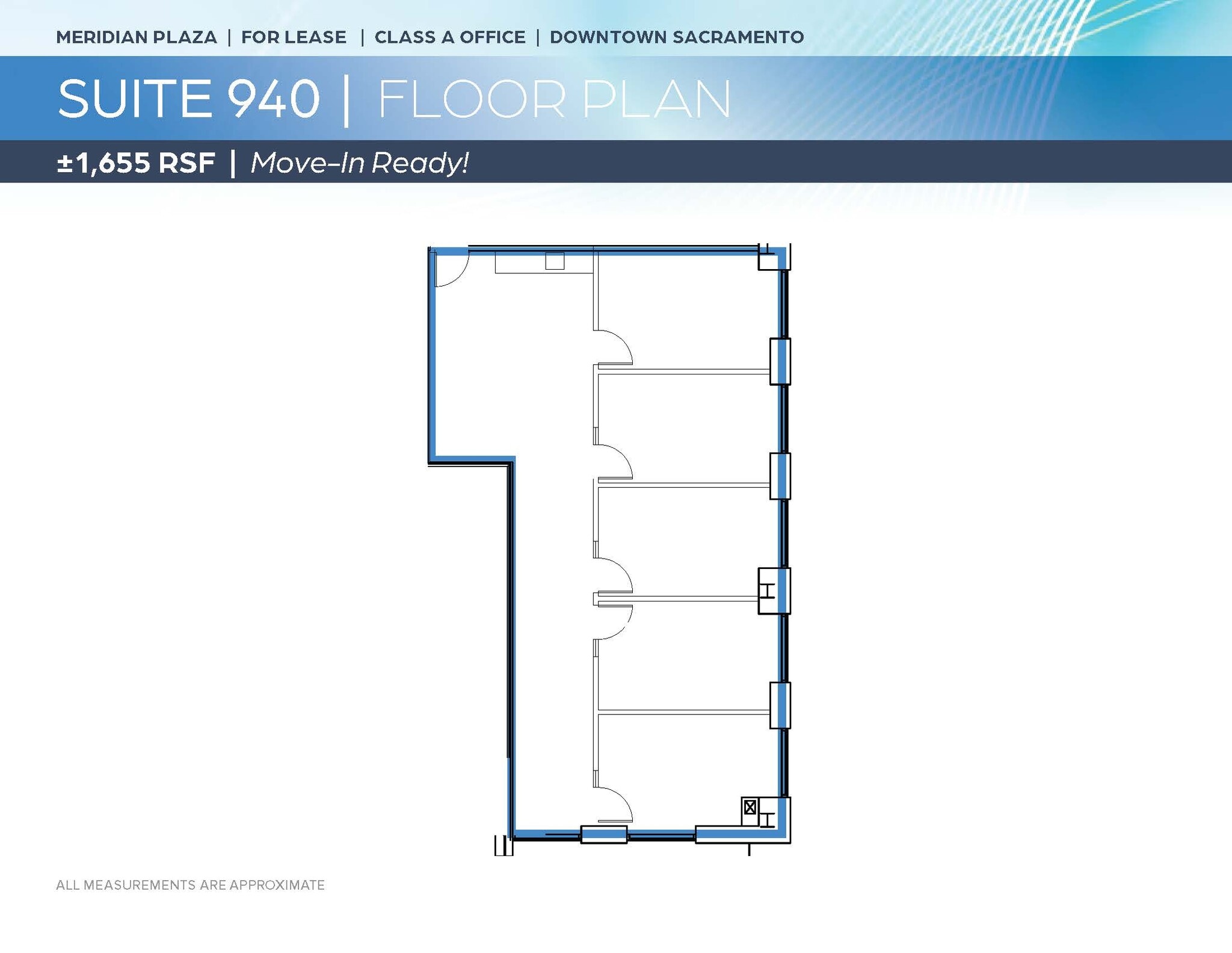1415 L St, Sacramento, CA à louer Plan d’étage– Image 1 sur 1