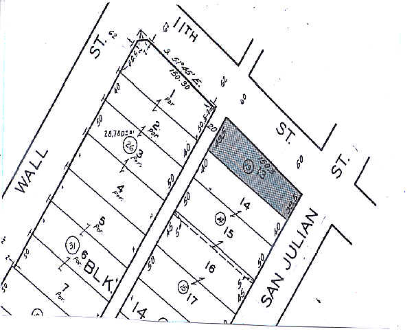 518-536 E 11th St, Los Angeles, CA à louer - Plan cadastral – Image 2 sur 2