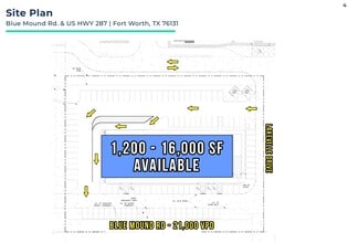 Blue Mound Rd. & US HWY 287, Fort Worth, TX à louer Plan de site– Image 1 sur 1