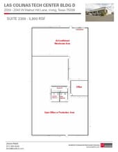 2108-2110 Hurd Dr, Irving, TX à louer Plan d’étage– Image 1 sur 1