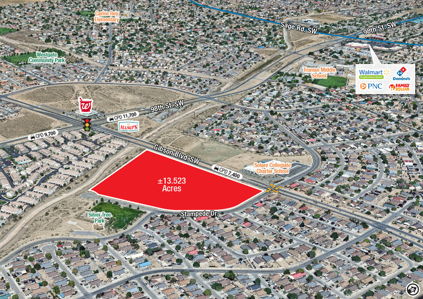 9601 Gibson SW, Albuquerque, NM à vendre - Photo de l’immeuble – Image 1 sur 2