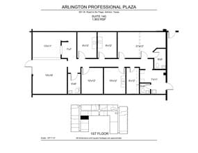 801 W Road To Six Flags, Arlington, TX à louer Plan d’étage– Image 1 sur 1