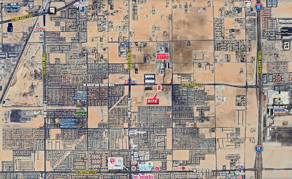 4475 Silverado Ranch Boulevard, Las Vegas, NV à vendre - Aérien – Image 2 sur 3