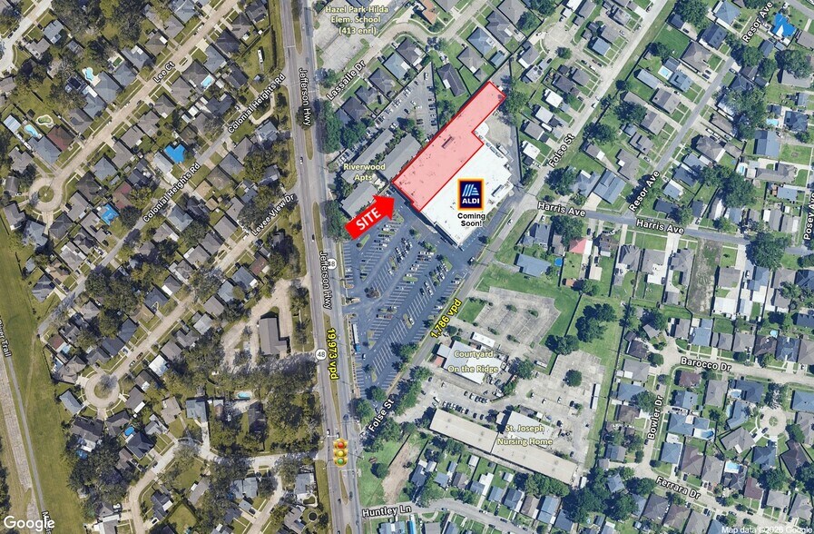 8601 Jefferson Hwy, New Orleans, LA à louer - Aérien – Image 3 sur 3