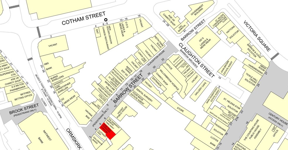 6-8 Barrow St, St Helens à louer - Photo de l’immeuble – Image 3 sur 3