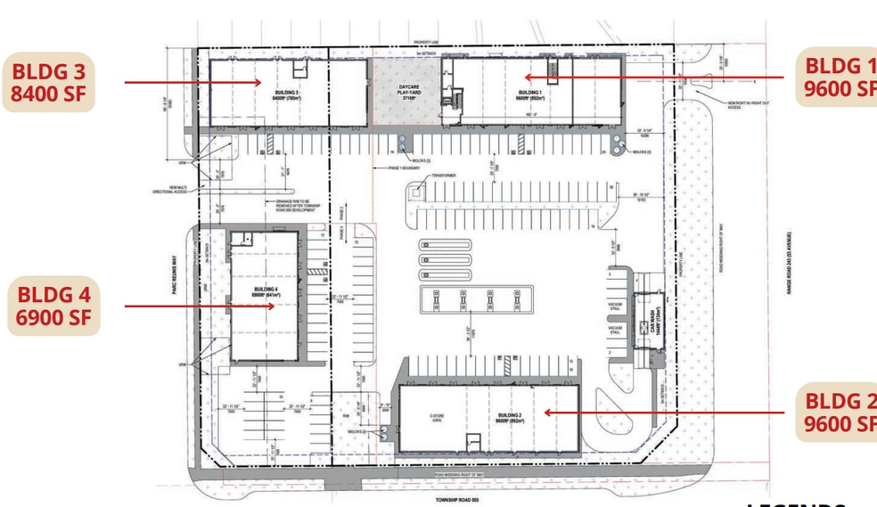 Elan Commercial Building 1, Beaumont, AB à louer - Plan d’étage – Image 2 sur 3
