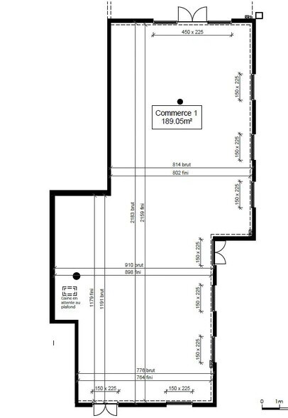Local commercial dans Attignat à vendre - Plan d’étage – Image 2 sur 8