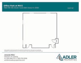 1200 NW 78th Ave, Doral, FL à louer Plan d’étage– Image 1 sur 1