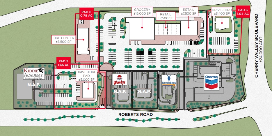 1072 Roberts Rd, Calimesa, CA à louer Plan de site– Image 1 sur 1