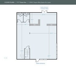 1701-1717 Texas Ave, Lubbock, TX à louer Plan d’étage– Image 2 sur 2