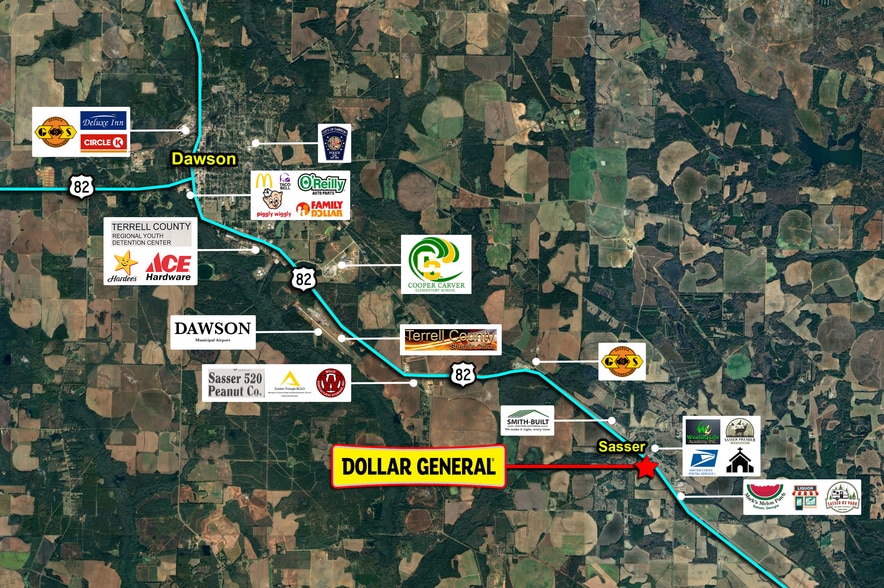 127 US-82 Hwy, Dawson, GA à vendre - Aérien – Image 3 sur 4