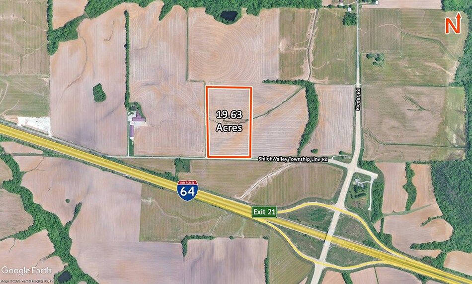 8971 Shiloh Valley Twp Line Rd, Lebanon, IL à vendre - Aérien – Image 3 sur 7