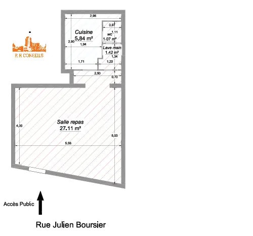 Local commercial dans Villiers-le-Bel à louer - Plan d’étage – Image 3 sur 6