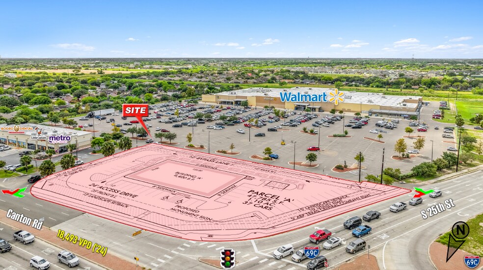 Highway 281 & Canton Rd, Edinburg, TX à louer - Plan de site – Image 3 sur 5