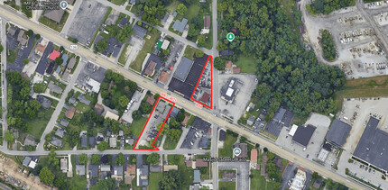 9071 Crawfordsville Rd, Indianapolis, IN - VUE AÉRIENNE  vue de carte - Image1