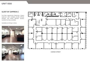 890 W Pender St, Vancouver, BC à louer Plan d’étage– Image 2 sur 4