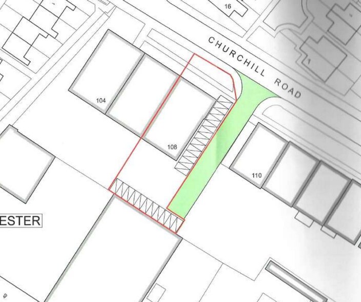 Churchill Rd, Bicester à louer - Plan de site – Image 2 sur 2