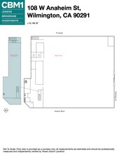 104-134 W Anaheim St, Wilmington, CA à louer Plan d’étage– Image 1 sur 2