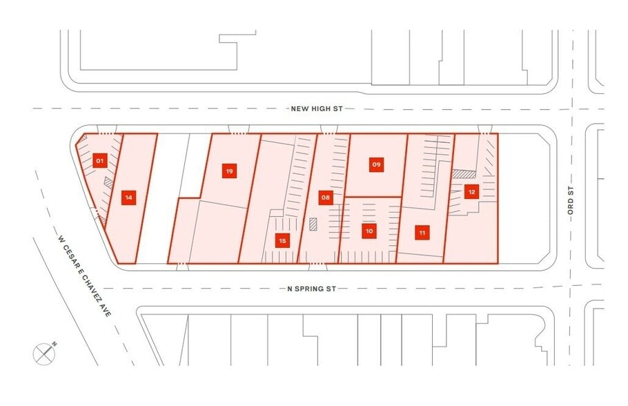 Chinatown Commercial Portfolio portefeuille de 7 biens à vendre sur LoopNet.fr - Plan cadastral – Image 3 sur 9