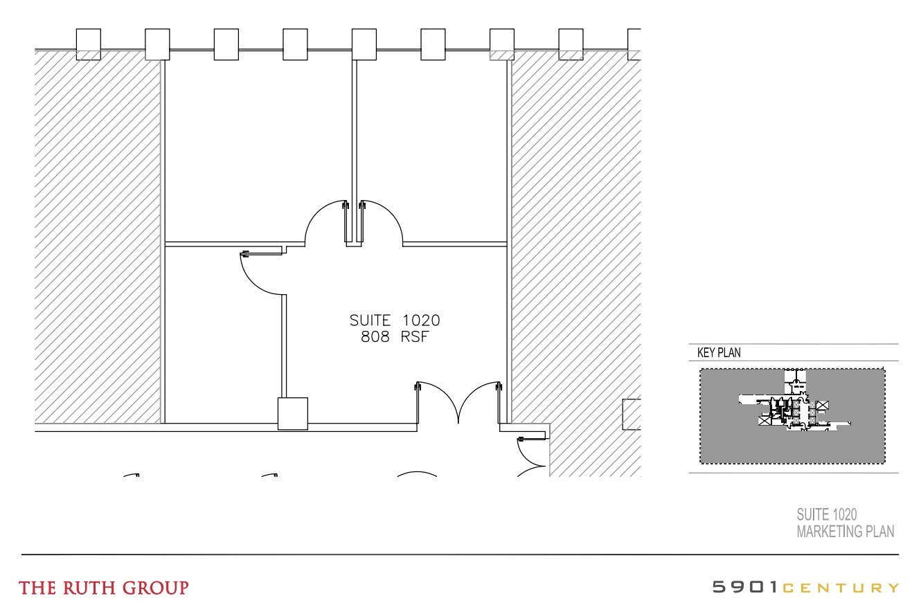 5901 W Century Blvd, Los Angeles, CA à louer Plan d’étage– Image 1 sur 1