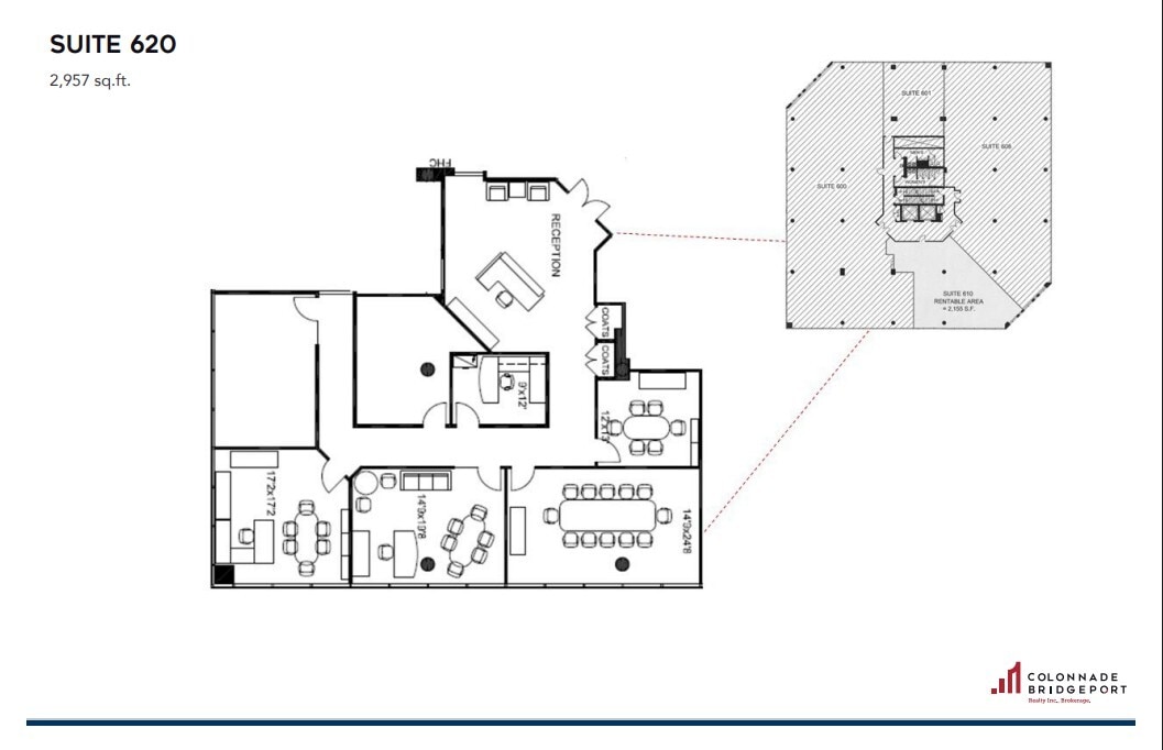 100 York Blvd, Richmond Hill, ON à louer Plan d’étage– Image 1 sur 12