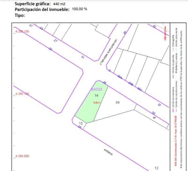 Terrain dans Monforte del Cid, Alicante à vendre - Plan de site – Image 1 sur 4