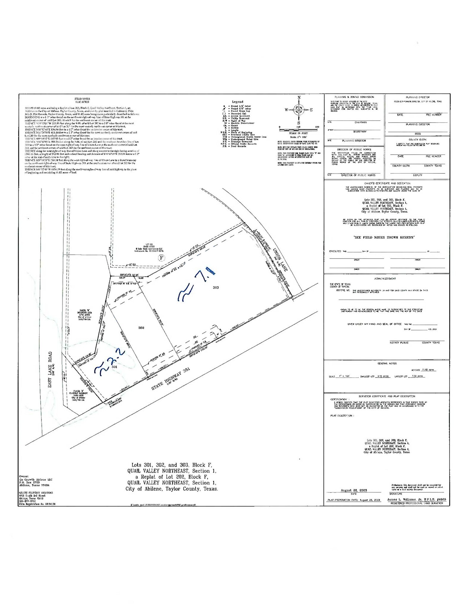 2064 State Hwy 351 hwy, Abilene, TX à vendre Plan de site– Image 1 sur 2
