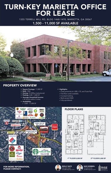 1355 Terrell Mill Rd SE, Marietta, GA à louer - Photo de l’immeuble – Image 2 sur 17