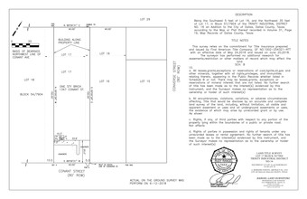 1347 Conant St, Dallas, TX à louer Plan de site– Image 1 sur 1