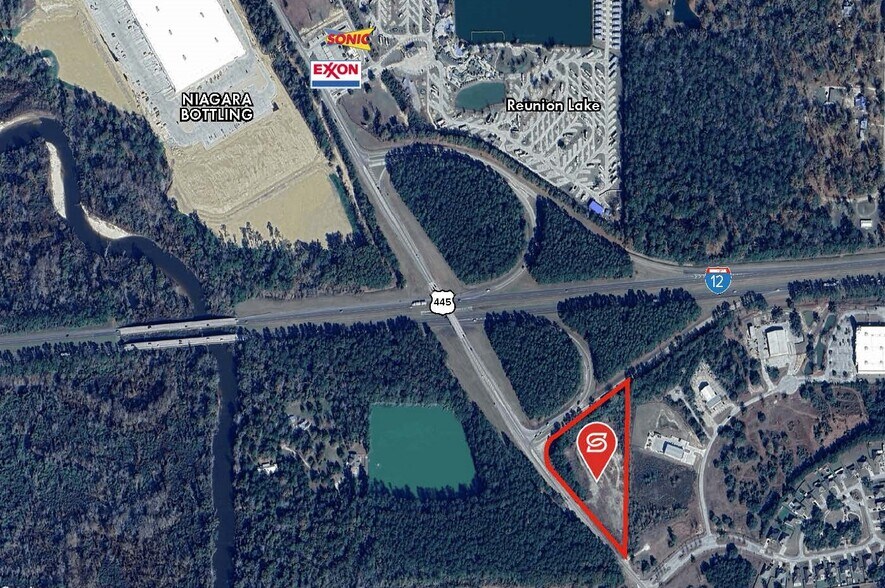 SE Corner I-12 & LA-445, Ponchatoula, LA à vendre - Aérien – Image 3 sur 11