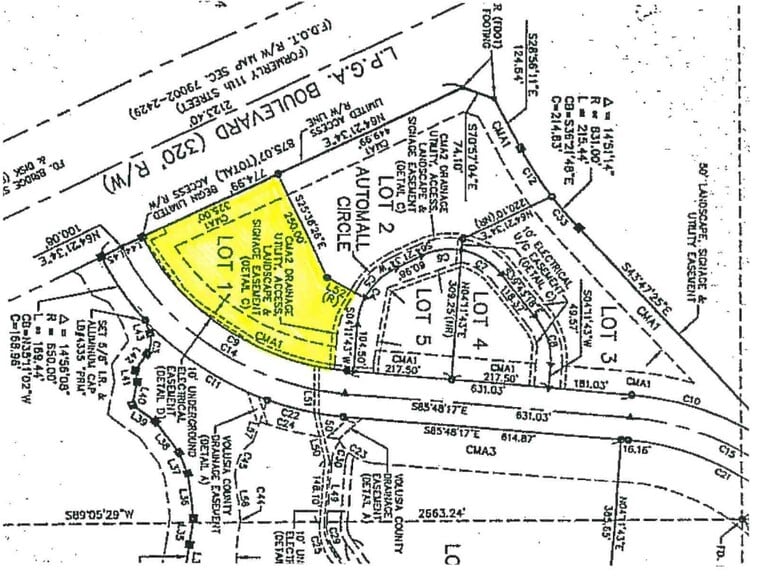 00 N Tomoka Farms Rd, Daytona Beach, FL à vendre - Plan cadastral – Image 2 sur 2