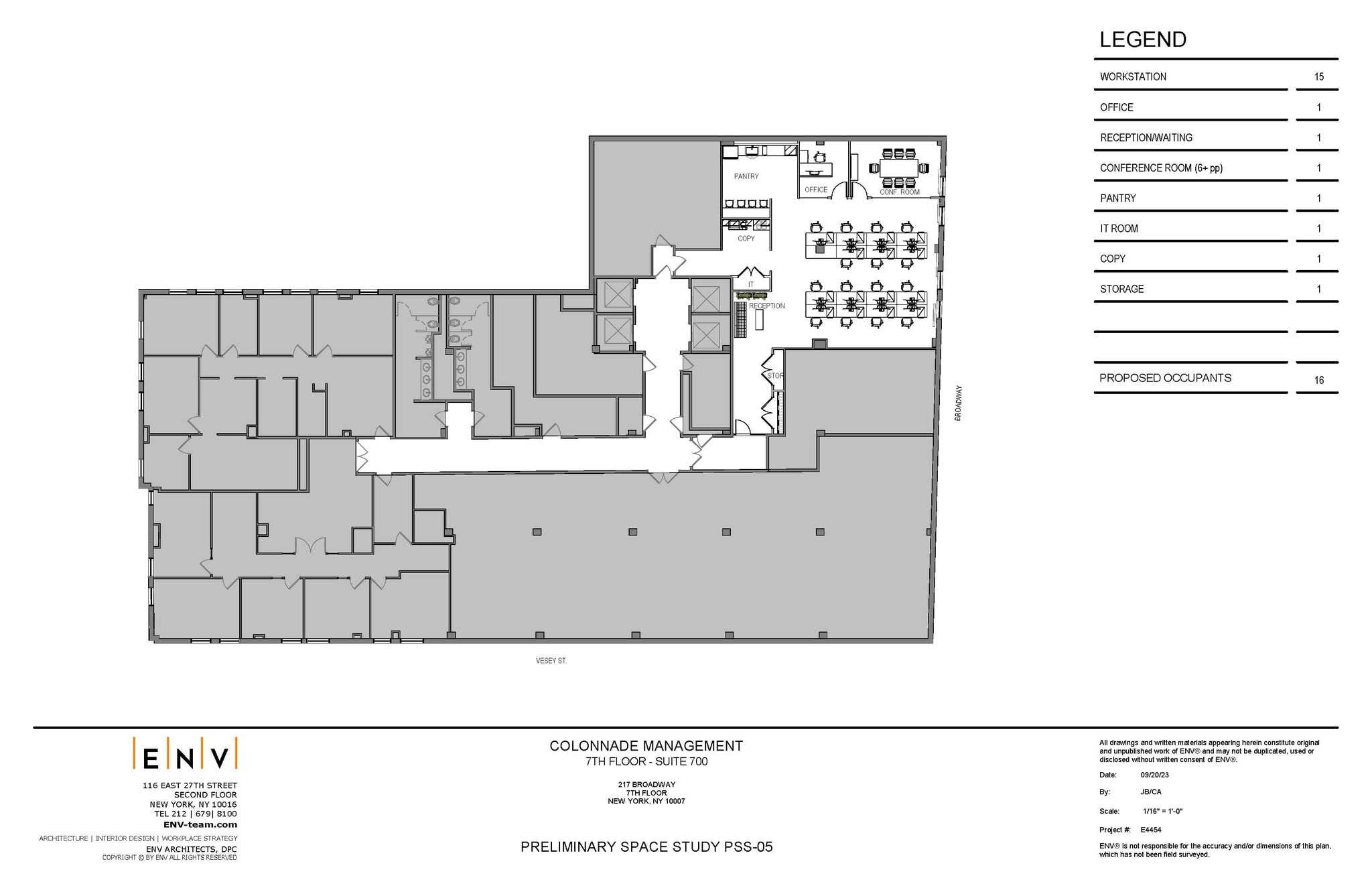217 Broadway, New York, NY à louer Plan d’étage– Image 1 sur 5