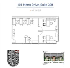 83-101 Metro Dr, San Jose, CA à louer Plan d’étage– Image 1 sur 1