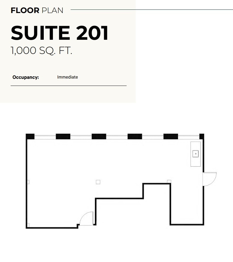 372 Richmond St W, Toronto, ON à louer Plan d’étage– Image 1 sur 3