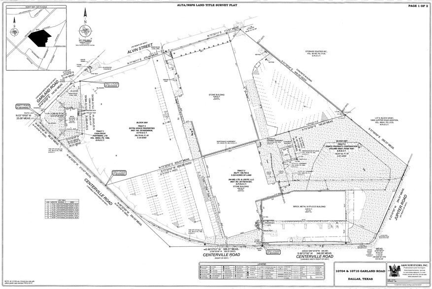 10710-10718 Garland Rd, Dallas, TX à louer - Plan de site – Image 3 sur 15