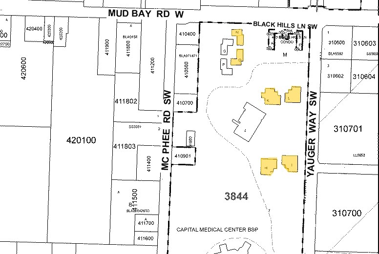 410 Black Hills Ln SW, Olympia, WA à vendre - Plan cadastral – Image 2 sur 4