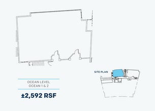 1250 Prospect St, La Jolla, CA à louer Plan d’étage– Image 1 sur 1