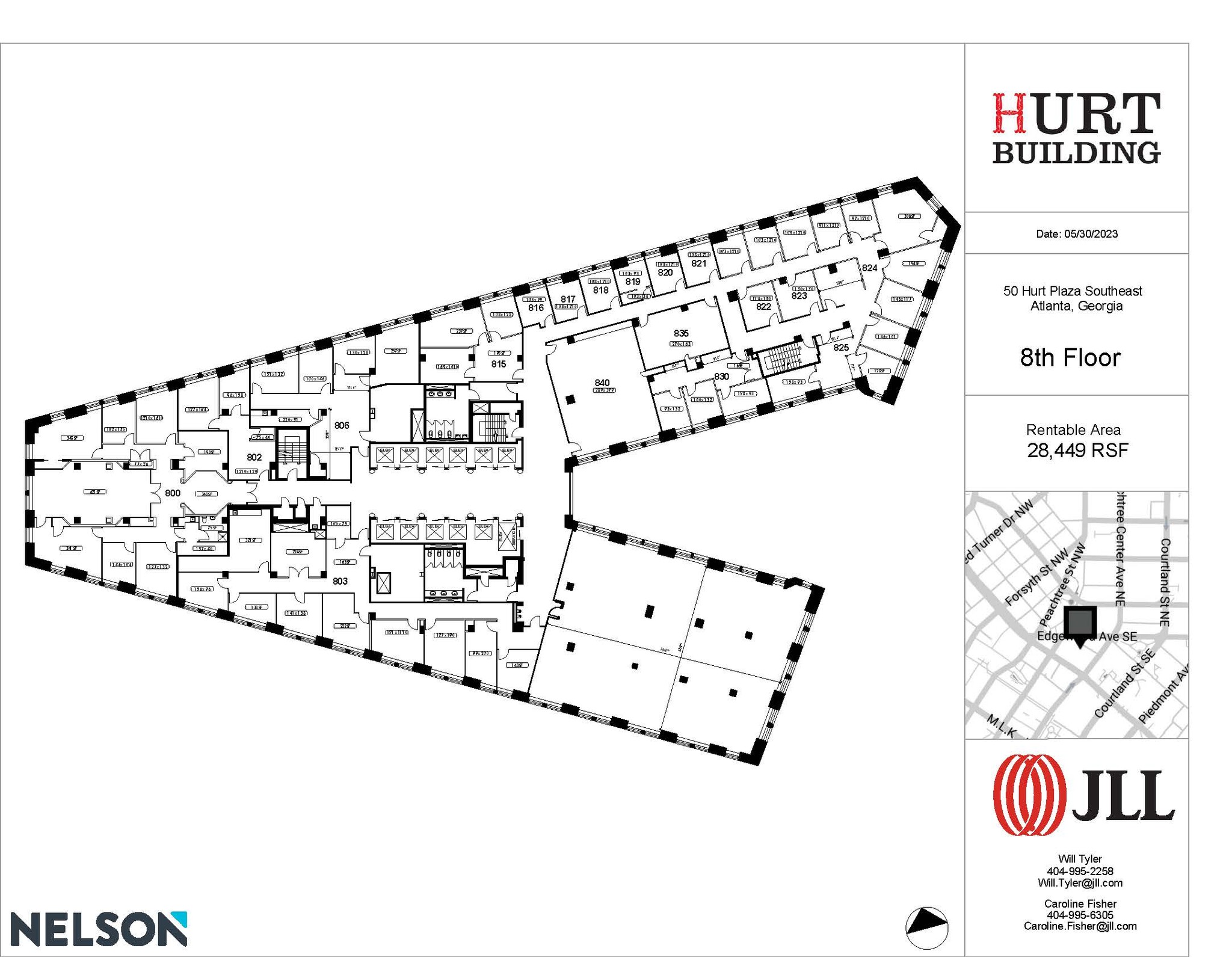 50 Hurt Plz SE, Atlanta, GA à louer Plan d’étage– Image 1 sur 1