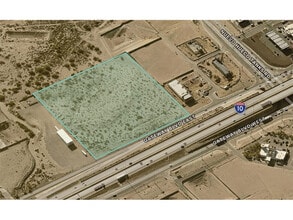 SEQ Nuevo Hueco Tanks & Gateway East Blvd, El Paso, TX - VUE AÉRIENNE  vue de carte
