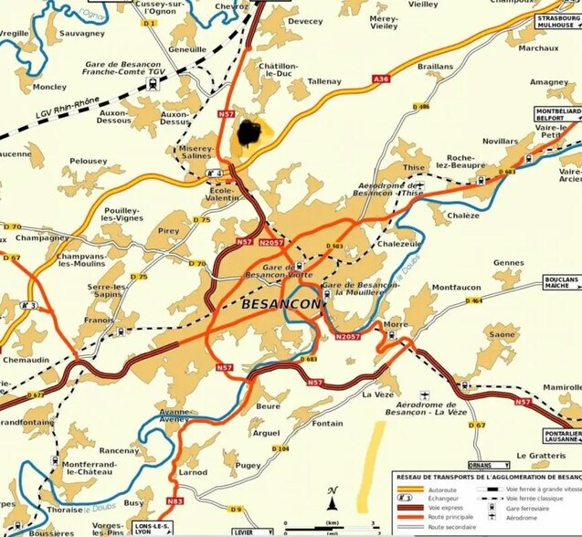 Terrain dans Châtillon-le-Duc à vendre - Plan d’étage – Image 3 sur 3