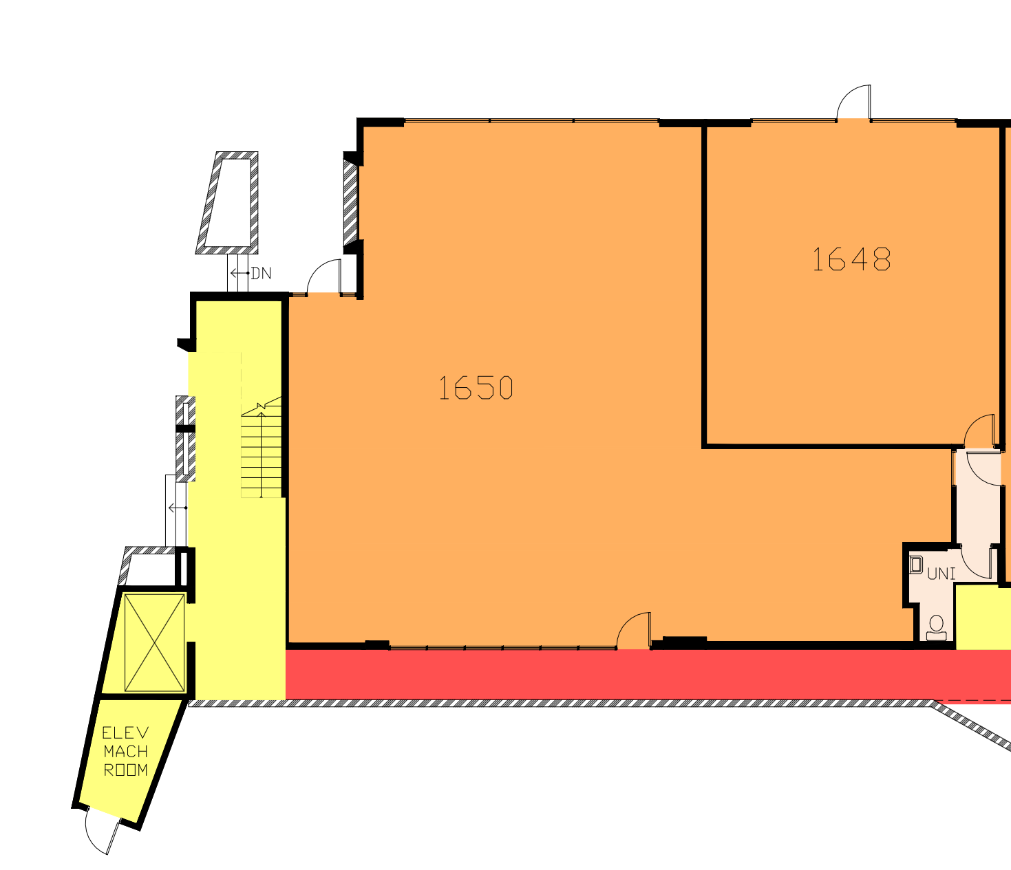 1650 Westwood Blvd, Los Angeles, CA à louer Plan d’étage– Image 1 sur 1