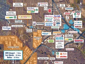 1195 FM 3040, Lewisville, TX - Vue aérienne  vue de carte