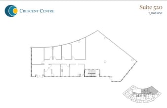 100 Crescent Center Pkwy, Tucker, GA à louer Plan d’étage– Image 1 sur 1