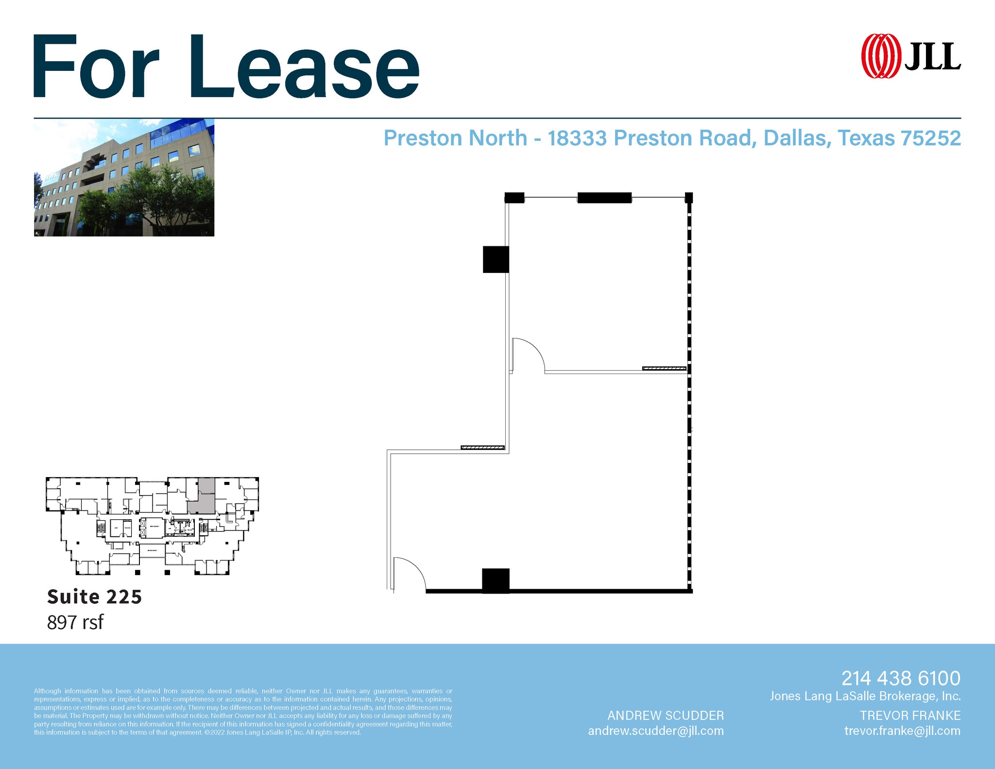 18333 Preston Rd, Dallas, TX à louer Plan d’étage– Image 1 sur 2