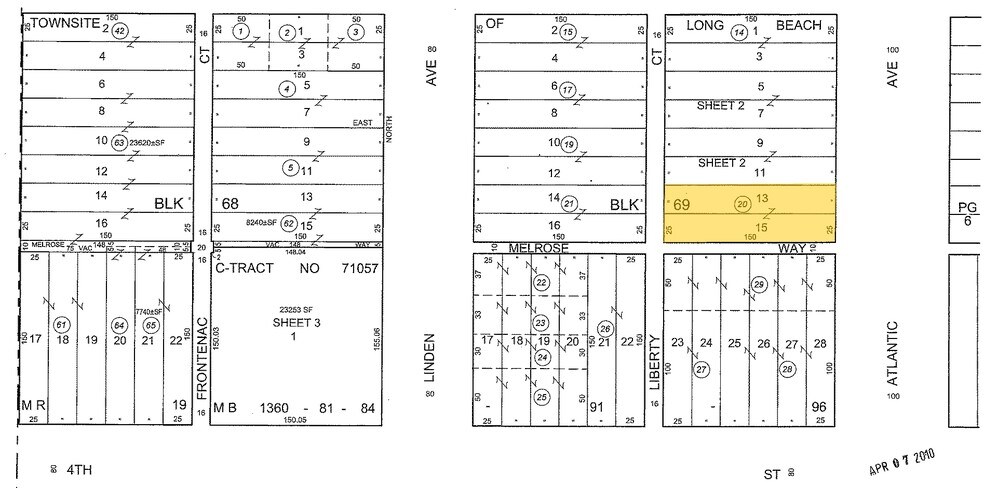 425-427 Atlantic Ave, Long Beach, CA à louer - Plan cadastral – Image 2 sur 40