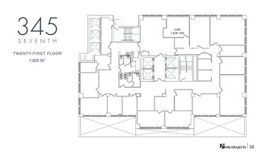 345 Seventh Ave, New York, NY à louer Plan d’étage– Image 1 sur 1