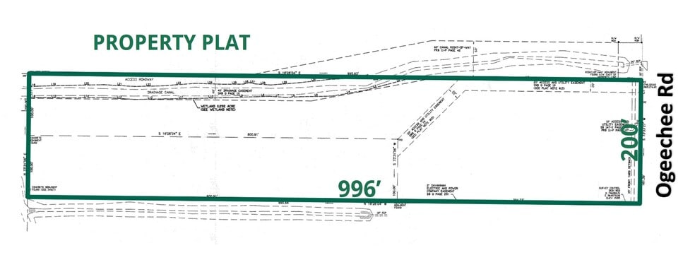 4402 Ogeechee Rd, Savannah, GA à vendre - Plan cadastral – Image 2 sur 6